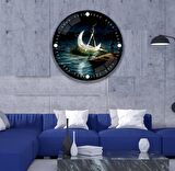 Ay Işığı Cam Saat - 60 cm