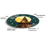 Galata Kulesi Cam Saat - 40 cm