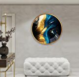 Renklerin Dansı Cam Tablo