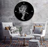 Leopar Cam Saat - 40 cm