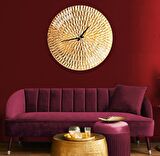 Sarının Aşkı Cam Saat - 60 cm