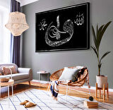 Allah ve Muhammed Lafzı Kanvas Tablo