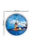 Kız Kulesi Duvar Saati - 29 cm