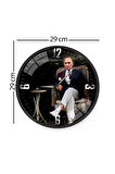 Atatürk Duvar Saati - 29 cm