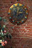 Vitray Duvar Saati - 29 cm