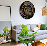 Kanvas (Ahşap) Duvar Saati - 50 cm