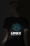 Gri UMKE Bisiklet Yaka Tişört Unisex
