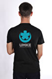 Siyah UMKE Dry Touch Bisiklet Yaka Tişört Unisex