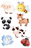 Baby Puzzle Hayvanlar- Baby Puzzle Taşıtlar 2li Set