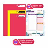 Günlük Planlayıcı - Daily Planner - Ders Çalışma Planlayıcı - Planlama Defteri