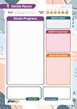 Siyah Lacivert Günlük Planlayıcı Defter - Daily Planner - Ders Çalışma Planlayıcı Defteri - Planlama