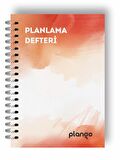 Turuncu Suluboya Günlük Planlayıcı Defter - Daily Planner - Ders Çalışma Planlayıcı Defteri - Planla