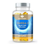 Alftamin Omega 3 EPA+DHA 100 Softgel Kapsül 