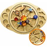 Ankebut Oyuncak Hareketli Renkli Güneş Sistemi ve Gezegenl