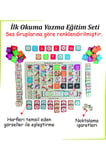 Ahşap İlk Okuma Yazma Eğitim Seti Okuma Yazma Öğreniyorum Türkçe İngilizce