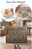 İsme Özel İlk Kitaplığım Çift Taraflı Montessori Kitaplık