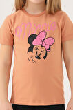 Minnie Mouse D4805-2 Kız Çocuk T-Shirt Sumak