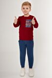 US1503 - Bordo - U.S. Polo Assn. Erkek Çocuk Eşofman Takımı