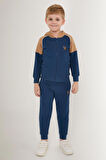 U.S. Polo Assn Zipper Koyu Mavi Erkek Çocuk Eşofman Takımı