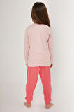 U.S. Polo Assn Bright Pembe Kız Çocuk Uzun Kol Pijama Takım