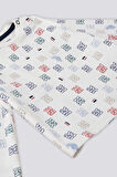 U.S. Polo Assn Krem Uspa Marka Desenli  Bebek 2 Li Takım