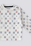 U.S. Polo Assn Krem Uspa Marka Desenli  Bebek 2 Li Takım