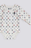 U.S. Polo Assn Krem Uzun Kol Bebek Body Zıbın