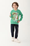 Looney Tunes Çam Yeşili Erkek Çocuk Eşofman Takımı
