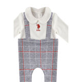 Gri Melanj Kadife Bebek Tulum