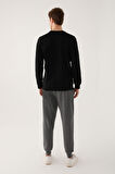 Arnetta The Present Siyah Erkek Uzun Kol Pijama Takım