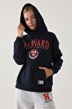 Harvard Lacivert Kadın Sweatshirt