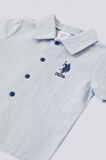 U.S. Polo Assn Lisanslı Shirt İndigo Erkek  Bebek Takımı