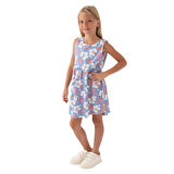 Çiçekli Penye Elbise RP3409-3