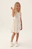 U.S. Polo Assn Lisanslı Heart Dress Sarı Kız Çocuk Gecelik