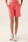 Kappa with pocket Neon Pembe Kız Çocuk Şort