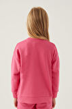 Barbie Graphic Açık Fuşya Kız Çocuk Sweatshirt