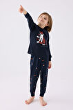 Rolypoly Erkek Çocuk Uzun Kol Pijama Takım RP3432 Navy