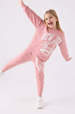 Rolypoly Kız Çocuk Eşofman Takımı RP3484 Retro Pembe