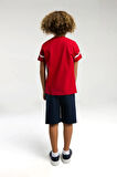 U.S. Polo Assn. Erkek Çocuk Kırmızı Bermuda Takım