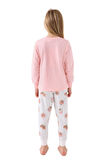 Rolypoly Kız Çocuk Pembe Uzun Kollu Pijama Takımı 3467-2 