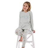 RolyPoly RP3700-2 Kız Çocuk Kışlık İkili Pijama Takım