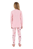 Rolypoly Kız Çocuk Pembe Uzun Kollu Pijama Takımı 3700-2 