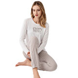 Arnetta AR3424-S Kadın Kışlık İkili Pijama Takım