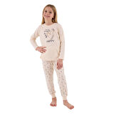 Arnetta AR3434-G Anne Kız Kışlık İkili Pijama Takım (Kız)