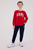 U.S. Polo Assn. Erkek Çocuk Eşofman Takımı Kırmızı