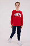 U.S. Polo Assn. Erkek Çocuk Eşofman Takımı Kırmızı