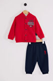 U.S. Polo Assn. Erkek Bebek 3'lü Takım Kırmızı
