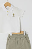 U.S POLO ASSN ERKEK BEBEK 2Lİ TAKIM - Beyaz