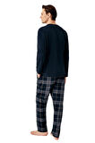 Arnetta Erkek Lacivert Pijama Takım 3508 