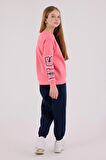 U.S. Polo Assn. Kız Çocuk Eşofman Takımı Neon Pembe
